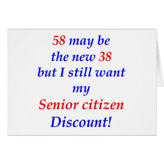 58 Senior Citizen Cards