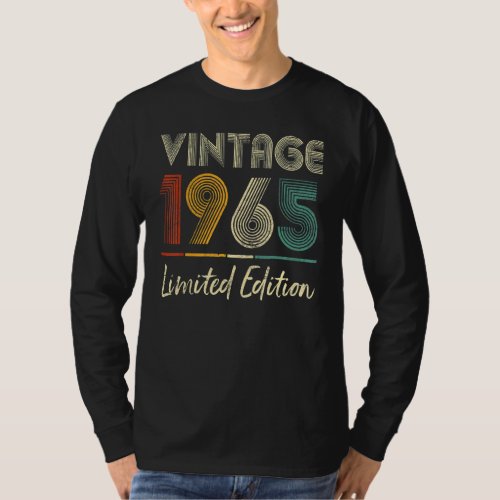 58 Year Old  Vintage 1965  58th Birthday 2 T_Shirt