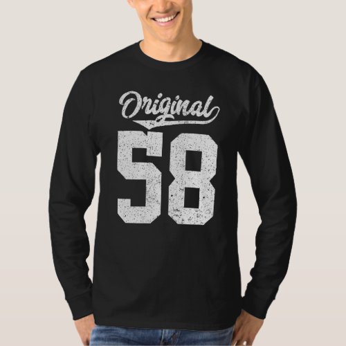 58th Birthday and Original fifity eight T_Shirt