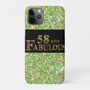 58th  Birthday  iPhone 11 Pro Case