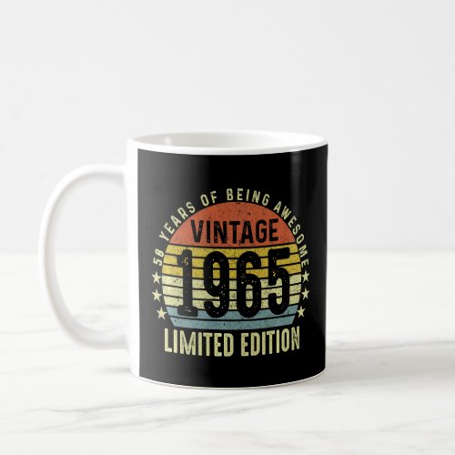 58th Birthday Vintage 1965 Turning 58 For Women Ag Coffee Mug