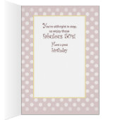 58th Birthday Women's Shoes Cards (Inside (Right))