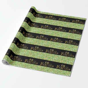 58th Birthday Wrapping Paper