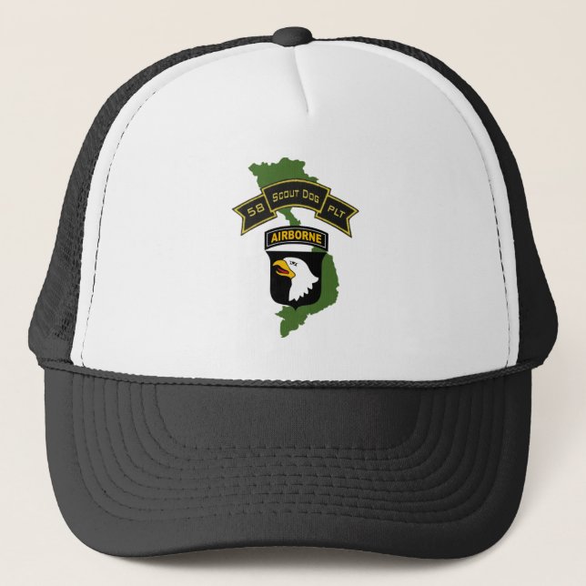 58th Scout Dog Platoon 101ID Hat (Front)