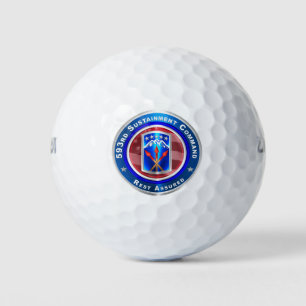 593rd Sustainment Command “Rest Assured” Golf Balls
