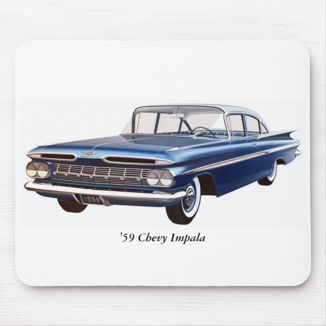 '59 Chevy Impala Mousepad (Front)