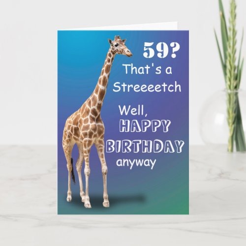 59 HAPPY BIRTHDAY CARD