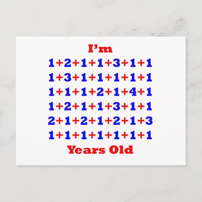 59 Years old! Postcard (Front)