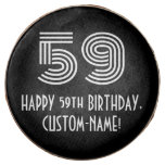 [ Thumbnail: 59th Birthday - Art Deco Inspired Look "59", Name ]
