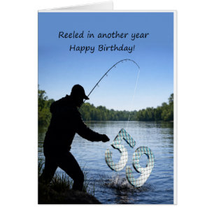 59th Birthday Fisherman Cards