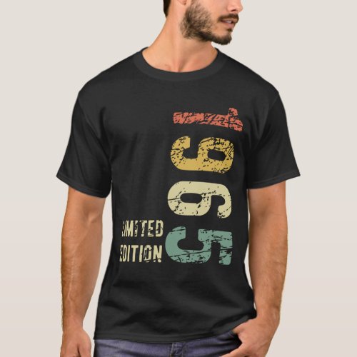 59th Birthday Gift 1965 Limited Edition 59 Years T_Shirt