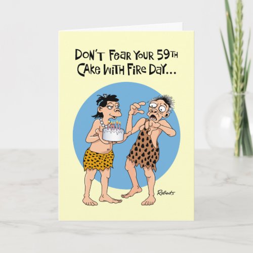 59th Birthday Greeting Card