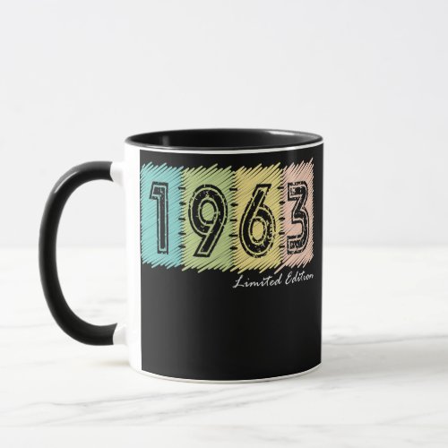 59th Birthday Ladies Mens 59 Years 1963 Funny Mug