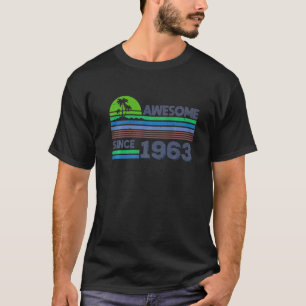 59th Birthday Men Women Awesome Since 1963 1 T-Shirt