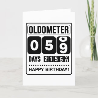 59th Birthday Oldometer Card