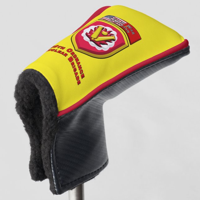 59th Ordnance Brigade “Cold War Nuclear Deterrent” Golf Head Cover (3/4 Front)