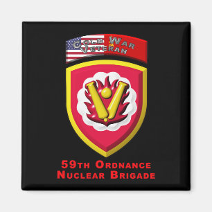 59th Ordnance Brigade “Cold War Nuclear Deterrent” Magnet