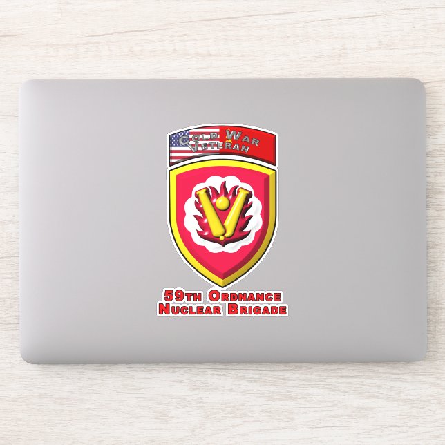59th Ordnance Brigade “Cold War Nuclear Deterrent” Sticker (Computer)