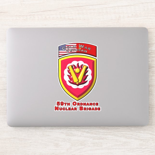 59th Ordnance Brigade “Cold War Nuclear Deterrent” Sticker (Computer)