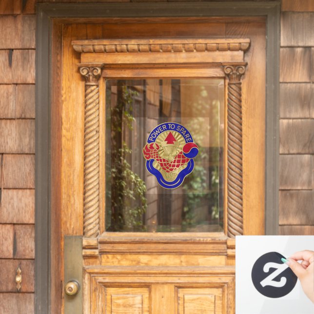59th Ordnance Brigade Crest Window Cling (Home Door)