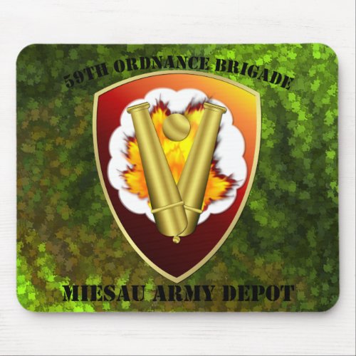 59th Ordnance Brigade Patch Mouse Pad