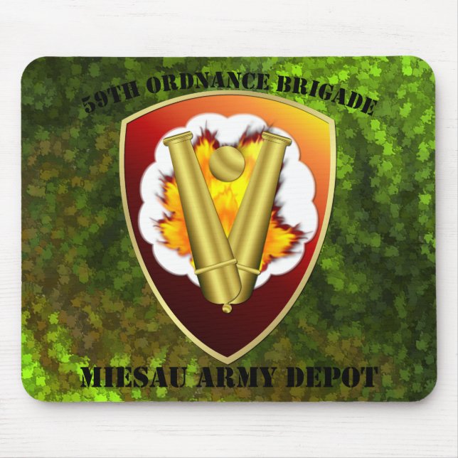 59th Ordnance Brigade Patch Mouse Pad (Front)