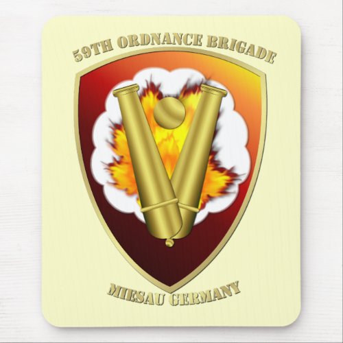 59th Ordnance Brigade Patch Mouse Pad