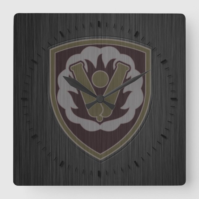 59th Ordnance Brigade patch Square Wall Clock (Front)