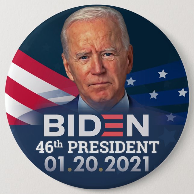 59th President Inauguration Day 2021 Button (Front)