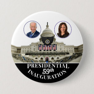 59th Presidential Inauguration Covid Capitol Button