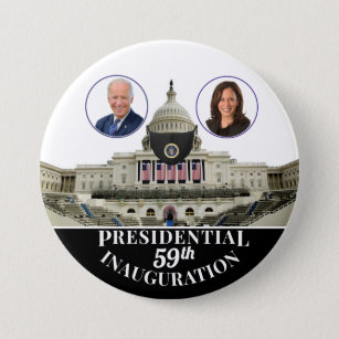 59th Presidential Inauguration Covid Capitol Button