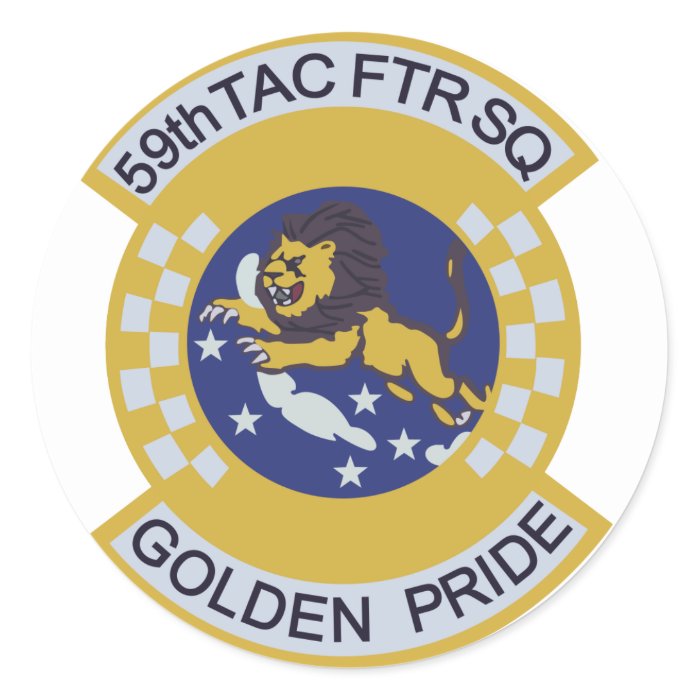 59th TAC FTR Squadron Stickers