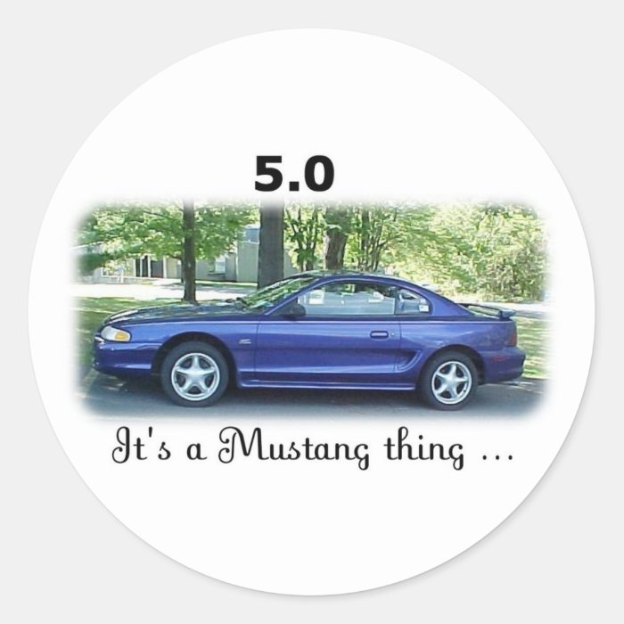 5.0 Mustang Stickers