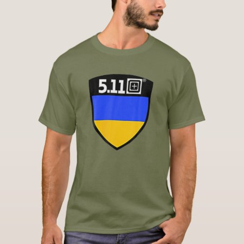 511 Ukraine Flag President Zelensky Support Ukrai T_Shirt