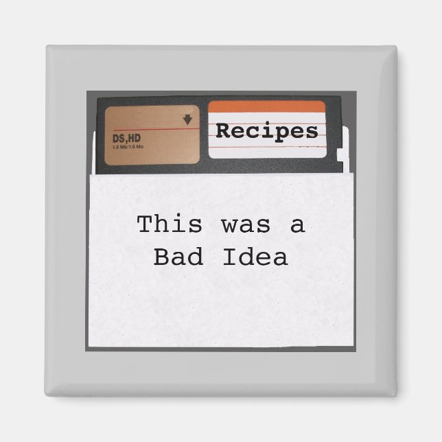 5.25 inch Floppy Disk Items Magnet (Front)