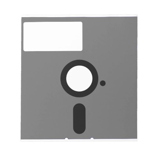 5.25 inch floppy disk old computer diskette notepad
