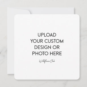 5.25" x 5.25" Flat Save The Date Card