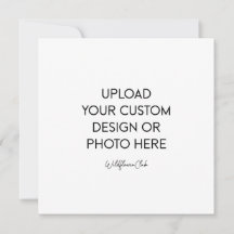 5.25" x 5.25" Square Invitation