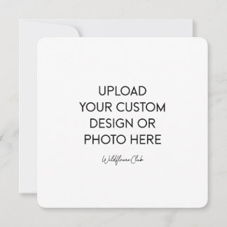 5.25" x 5.25" Square Invitation