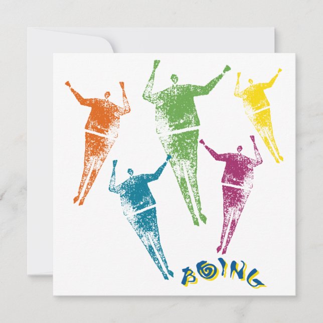 5.25x5.25 Boing Boing Barbeque customizable Invite (Front)