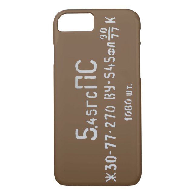 5.45X39 AK-74 Ammo Can iPhone Case (Back)