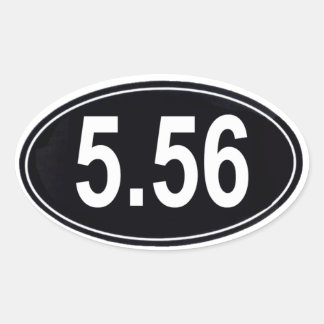 5.56 Marathon Style Sticker
