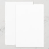 5.5 inches by 8.5 inches Plain Paper Sheet | Zazzle