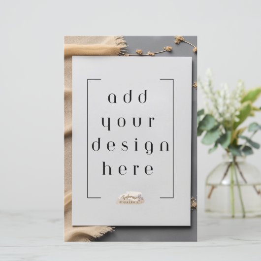 5.5" x 8.5" Flat Card (Standing Front)