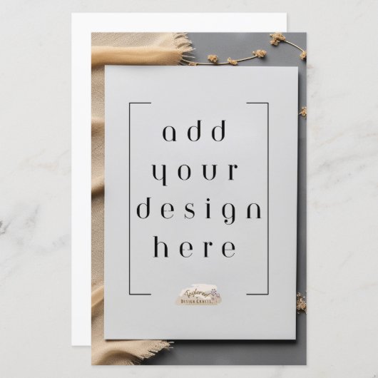 5.5" x 8.5" Flat Card (Front/Back)