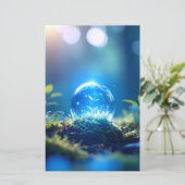 5.5" x 8.5" Flat Paper Sheet (Standing Front)