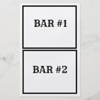 5.5" X 8.5" Flyer For Candy Bar Wrappers by CREATIVEPARTYSTUFF at Zazzle