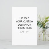5.5" x 8.5" Portrait Flat Sheet (Standing Front)