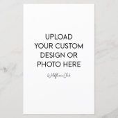 5.5" x 8.5" Portrait Flat Sheet (Back)