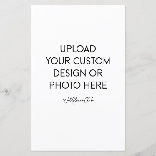 5.5" x 8.5" Portrait Flat Sheet (Front)